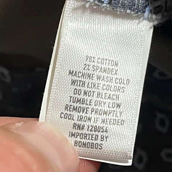 Bonobos Men's Light Gray Slim Fit Chinos size 32/32 - Picture 9 of 9